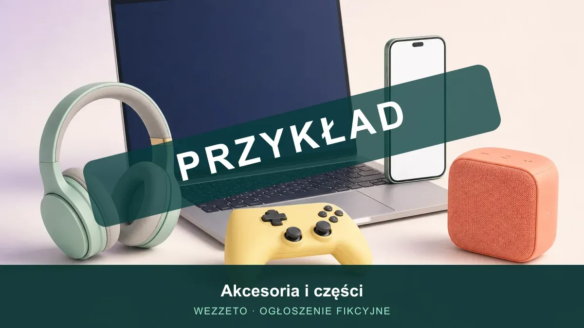 Ogłoszenie przykładowe: Akcesoria i części