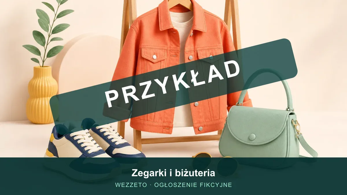 Ogłoszenie przykładowe: Zegarki i biżuteria